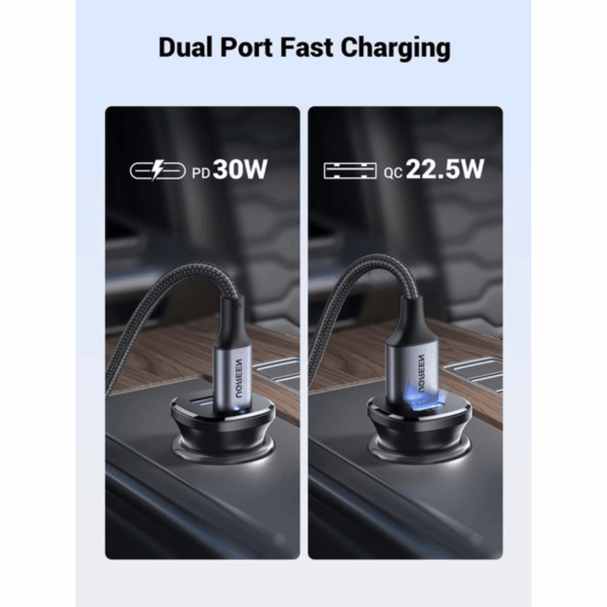 Mnm Box Deals | Ugreen Car Charger Fast Charging 30W 2Ports UGREEN Car Charger Fast Charging 30W 2Ports - Image 6
