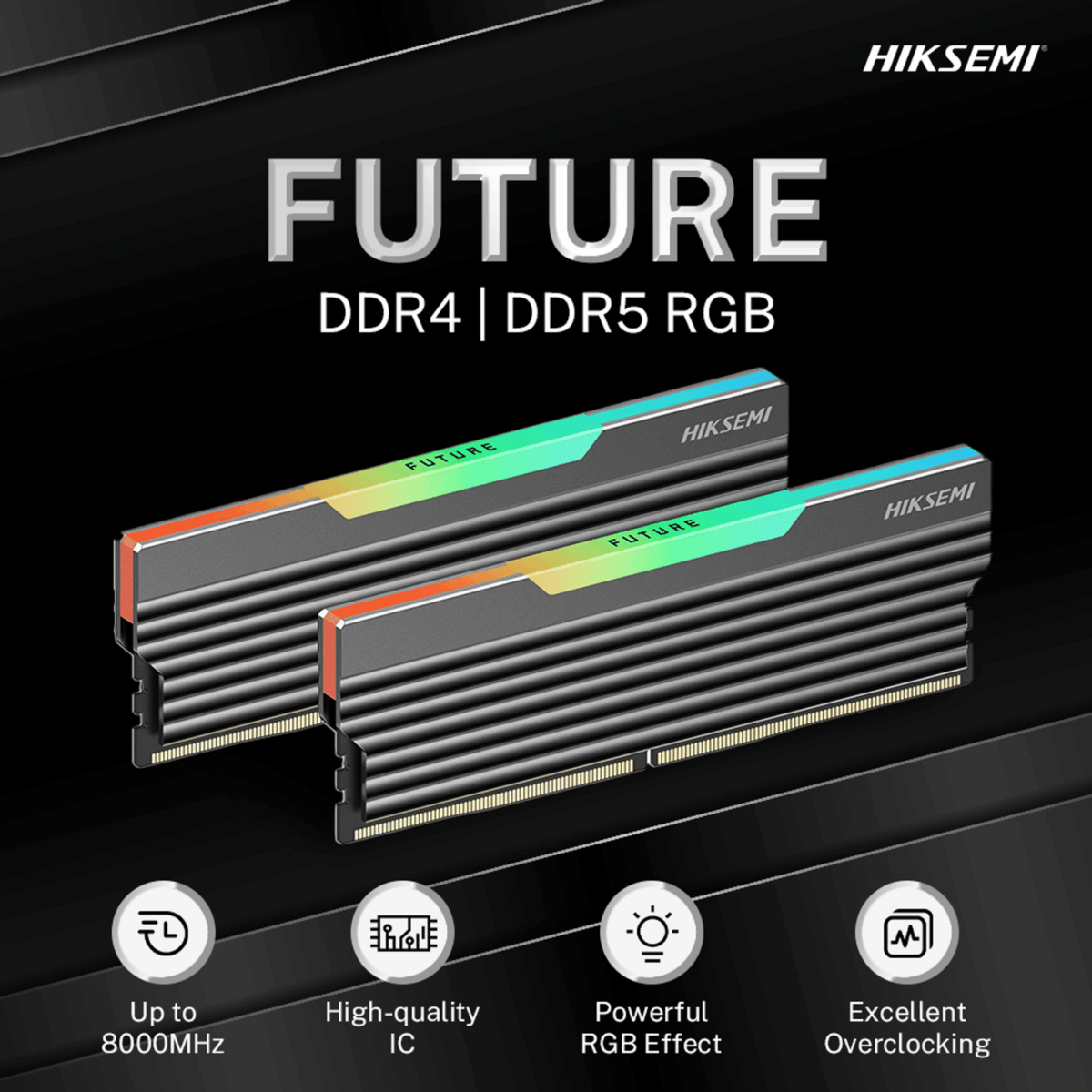 Mnm Box Deals | Hiksemi Future Rgb 16Gbkit (2X8Gb) 3600Mhz Ddr4 Desktop Gaming Memory Black Hiksemi Future RGB 16GBKIT (2x8GB) 3600MHz DDR4 Desktop Gaming Memory Black - Image 5