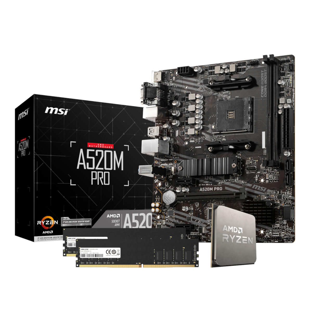 PCBuilder AMD Ryzen 3 3200G LEVEL UP Core Upgrade Kit