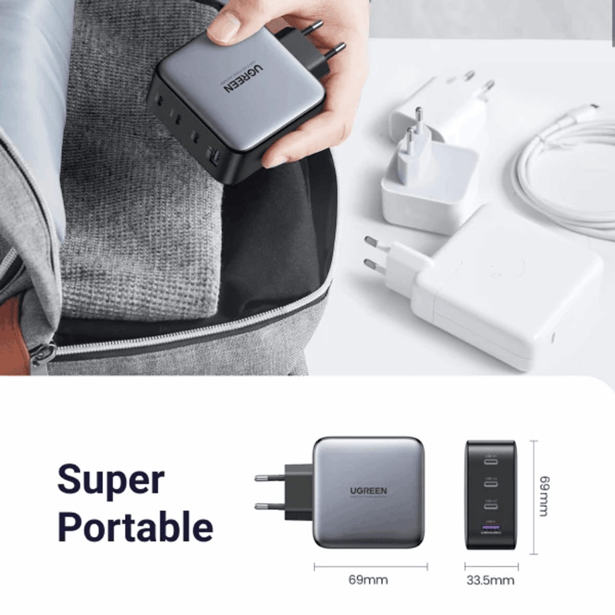 Mnm Box Deals | Ugreen Gan X100 5-Port 100W Fast Charger UGreen GaN X100 5-Port 100W Fast Charger - Image 6