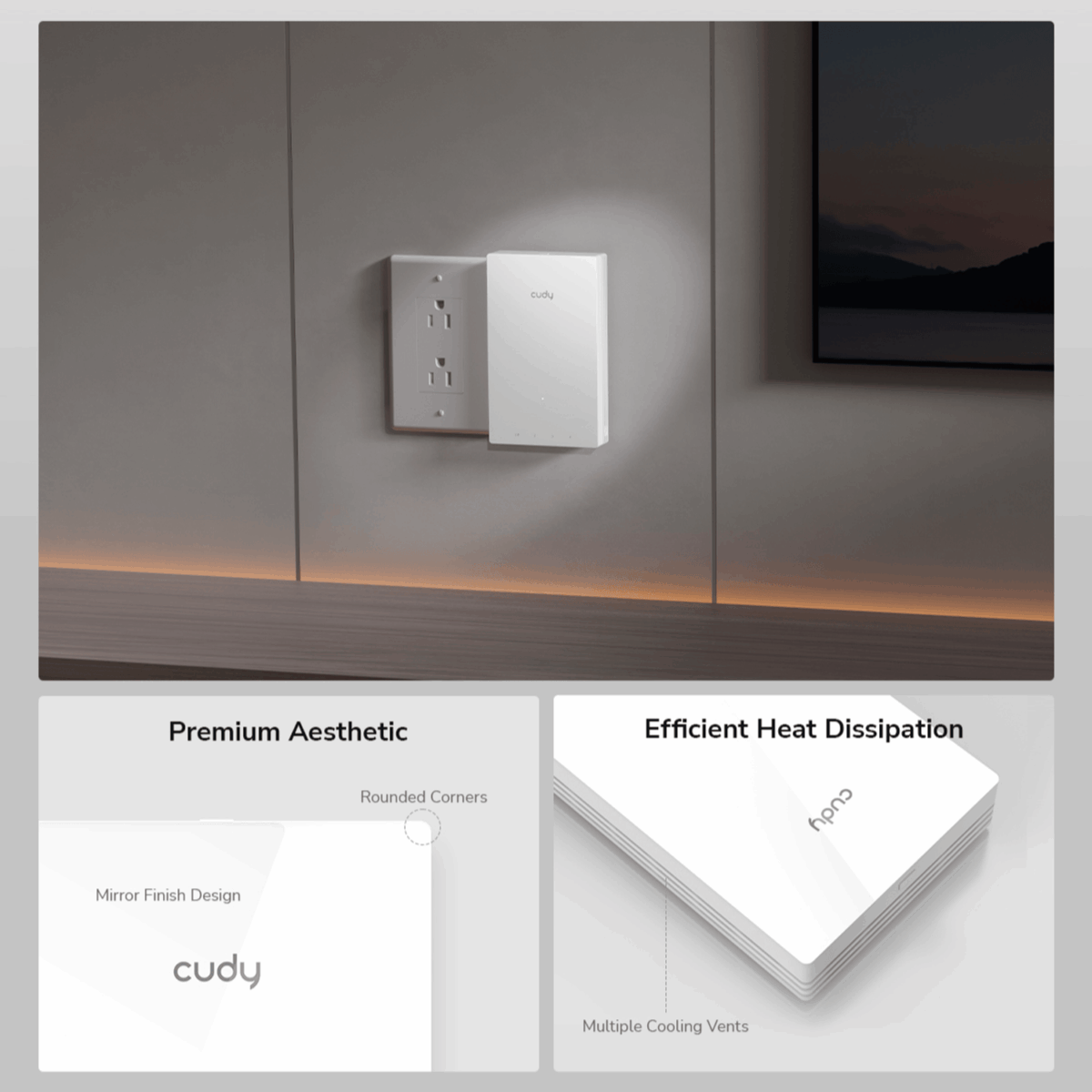 Mnm Box Deals | Cudy Ax3000 Dual-Band Wi-Fi 6 Wall-Plate Access Point Cudy AX3000 Dual-Band Wi-Fi 6 Wall-Plate Access Point - Image 10