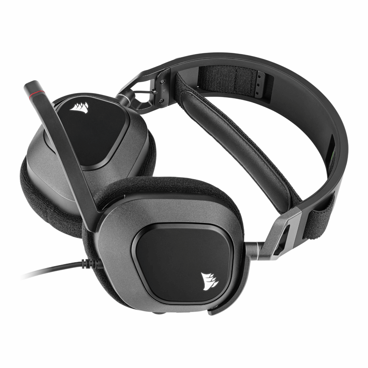 Mnm Box Deals | Corsair Hs80 Rgb Usb Wired Over-Ear Gaming Headset — Carbon Black Corsair HS80 RGB USB Wired Over-Ear Gaming Headset — Carbon Black - Image 3