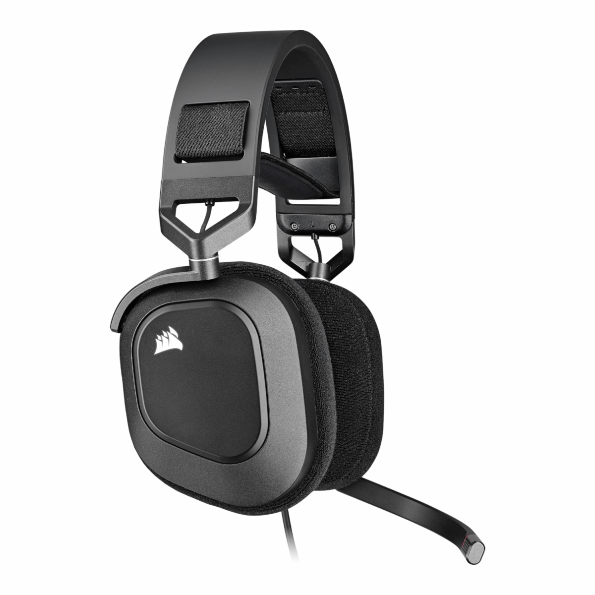Mnm Box Deals | Corsair Hs80 Rgb Usb Wired Over-Ear Gaming Headset — Carbon Black Corsair HS80 RGB USB Wired Over-Ear Gaming Headset — Carbon Black - Image 4