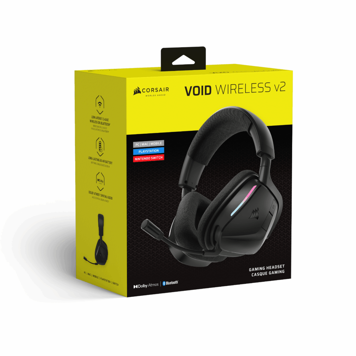 Mnm Box Deals | Corsair Void Wireless V2 Gaming Headset - Carbon CORSAIR VOID WIRELESS v2 Gaming Headset - Carbon - Image 5