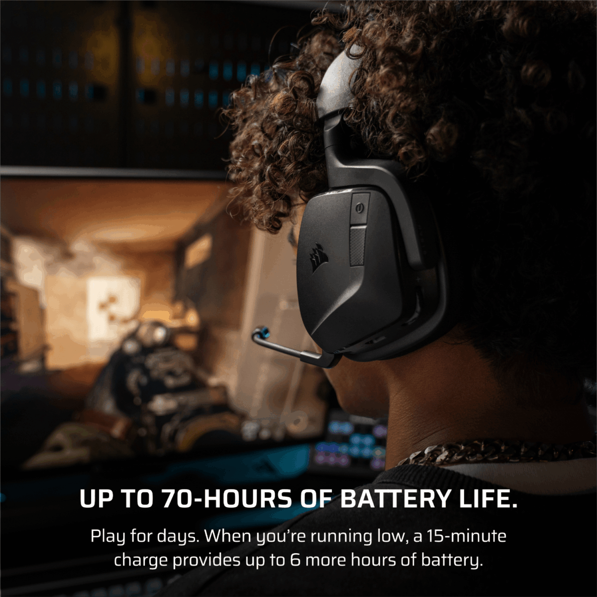 Mnm Box Deals | Corsair Void Wireless V2 Gaming Headset - Carbon CORSAIR VOID WIRELESS v2 Gaming Headset - Carbon - Image 8