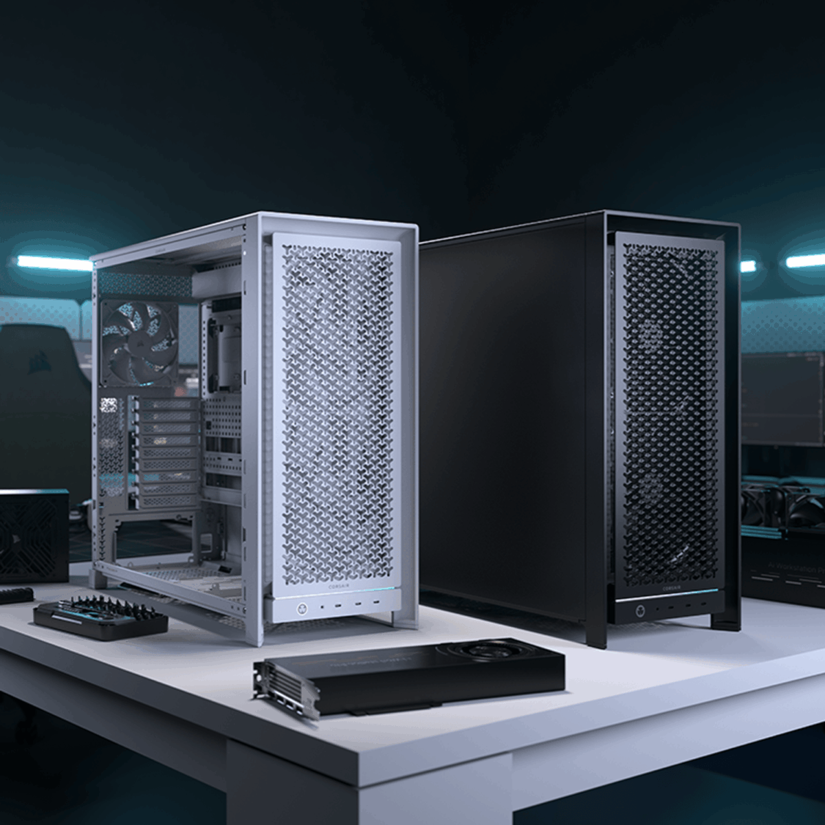 Corsair FRAME 5000D WORKSTATION Modular Mid-Tower PC Case - Image 7
