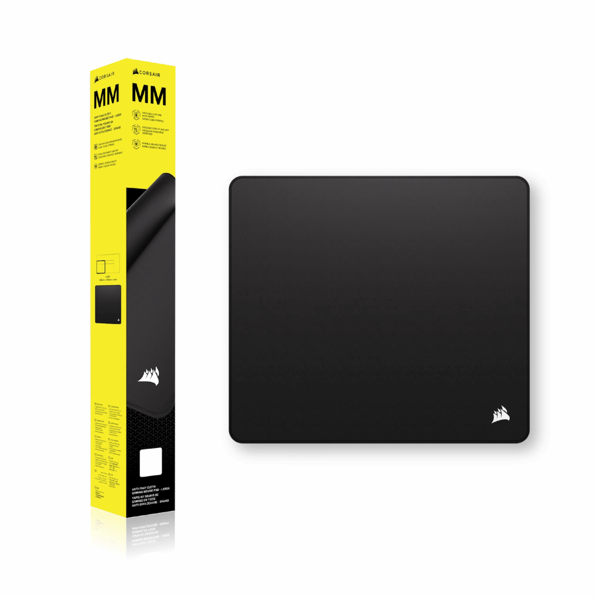 Mnm Box Deals | Corsair Mm Anti-Fray Cloth Gaming Mouse Pad Large - Black Corsair MM Anti-fray Cloth Gaming Mouse Pad Large - Black - Image 6
