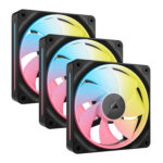 MnM Box Deals | Corsair iCUE LINK LX120-R RGB 120mm PWM Reverse Fans Starter Kit 3-Pack