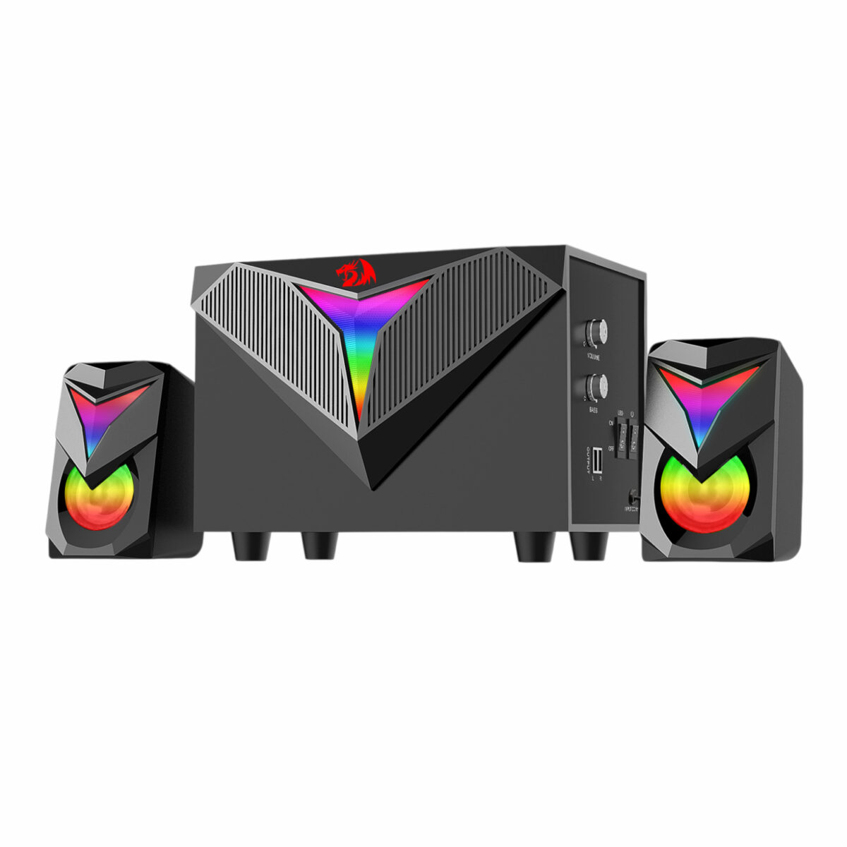 Mnm Box Deals | Redragon 2.1 Satellite Speaker Toccata Rgb 11W Gaming Speaker - Black REDRAGON 2.1 Satellite Speaker TOCCATA RGB 11W Gaming Speaker - Black - Image 3